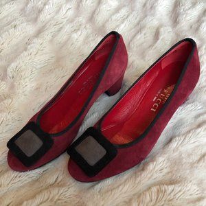 Sesto Meucci Red Suede Heele